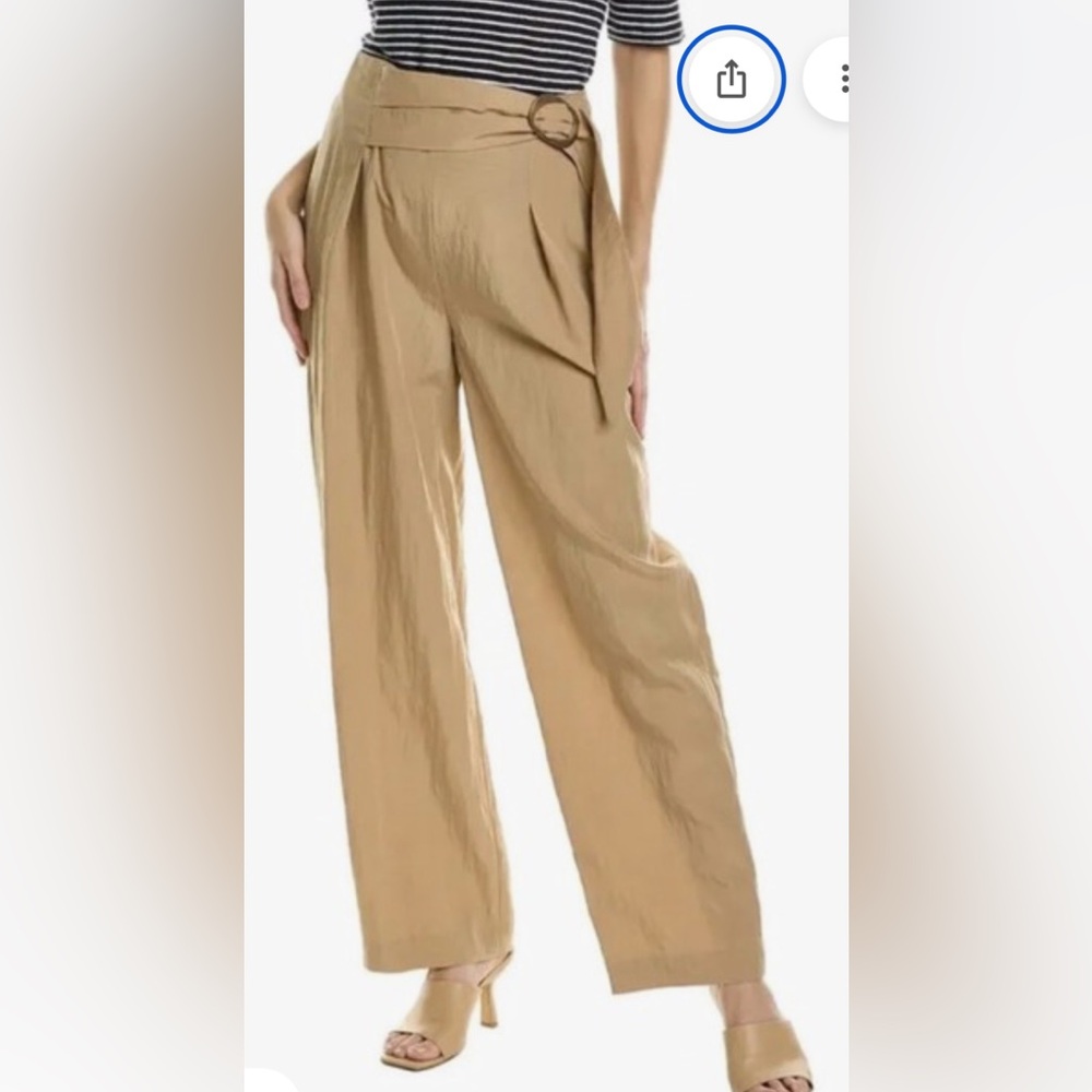 Vince Wide Leg Tan Pants